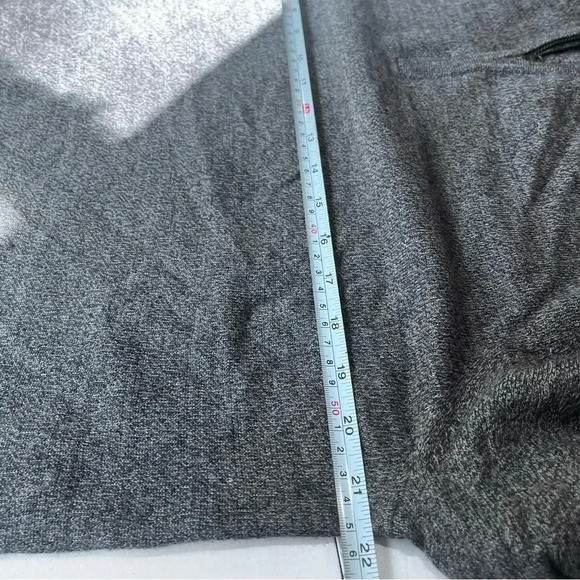 Express extra fine merino wool 1/4 zip sweater‎ pull over black gray mens XL - Picture 7 of 8
